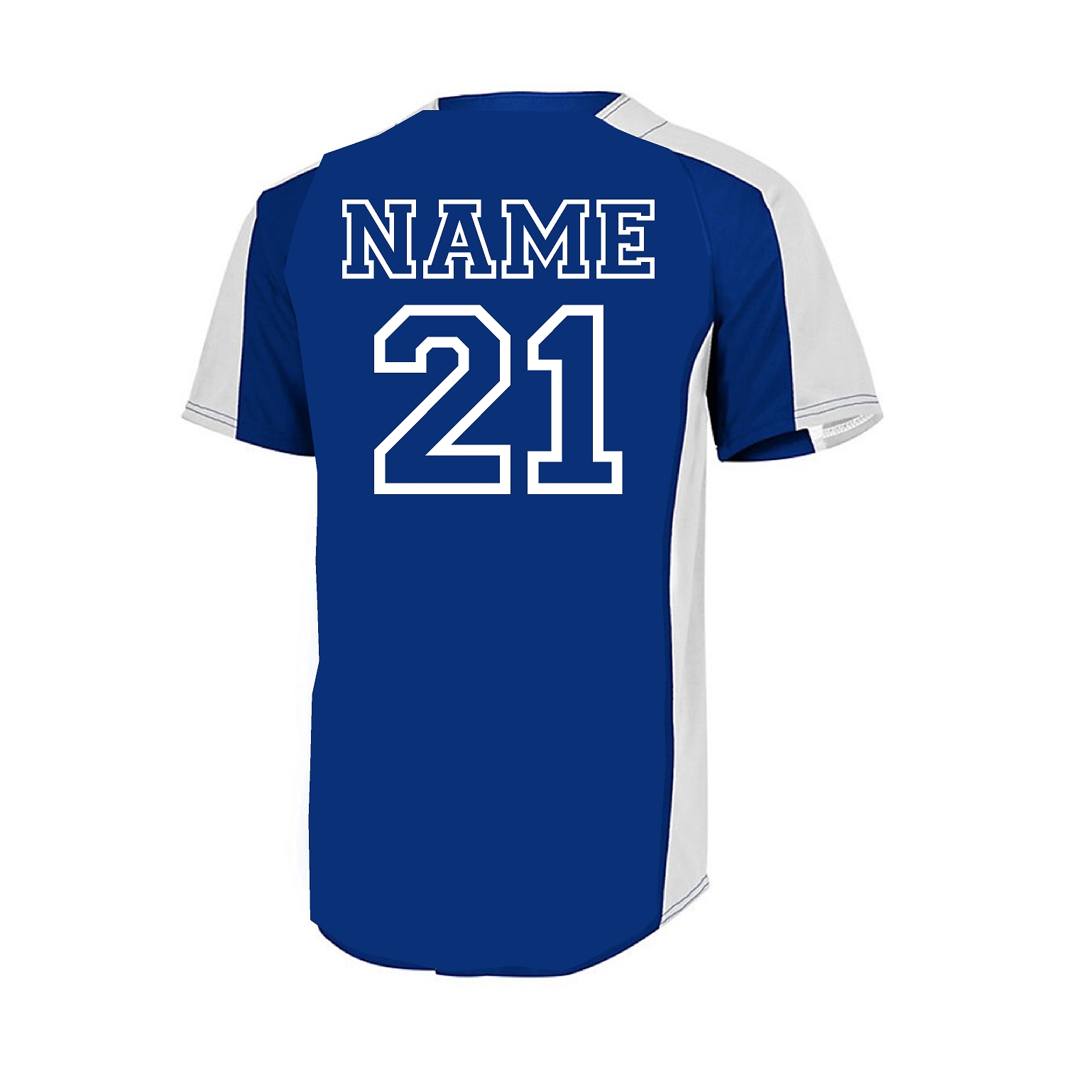  Number 21 Shirt Football Baseball Jersey Uniform Back